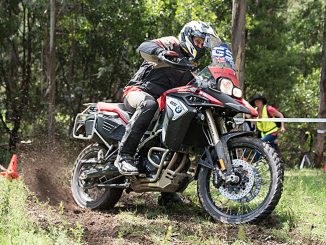 2017 BMW Motorrad GS Trophy qualifier action wheelspin lima east victoria